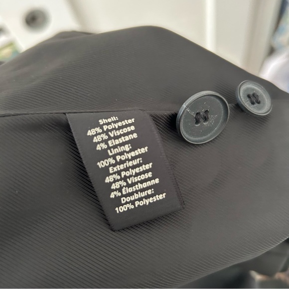 ELIZABETH & JAMES Black and White Colorblock Blazer SIZE 4 - Picture 10 of 10